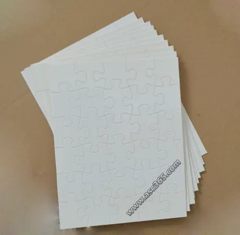 20pcs Blank Puzzles, 7.5in*9.45in Rectangle Jigsaw Puzzle 30 pieces Pre-coated for Sublimation Heat Transfer Printing
20pcs Blank Puzzles, 7.5in*9.45in Rectangle Jigsaw Puzzle 30 pieces Pre-coated for Sublimation Heat Transfer Printing