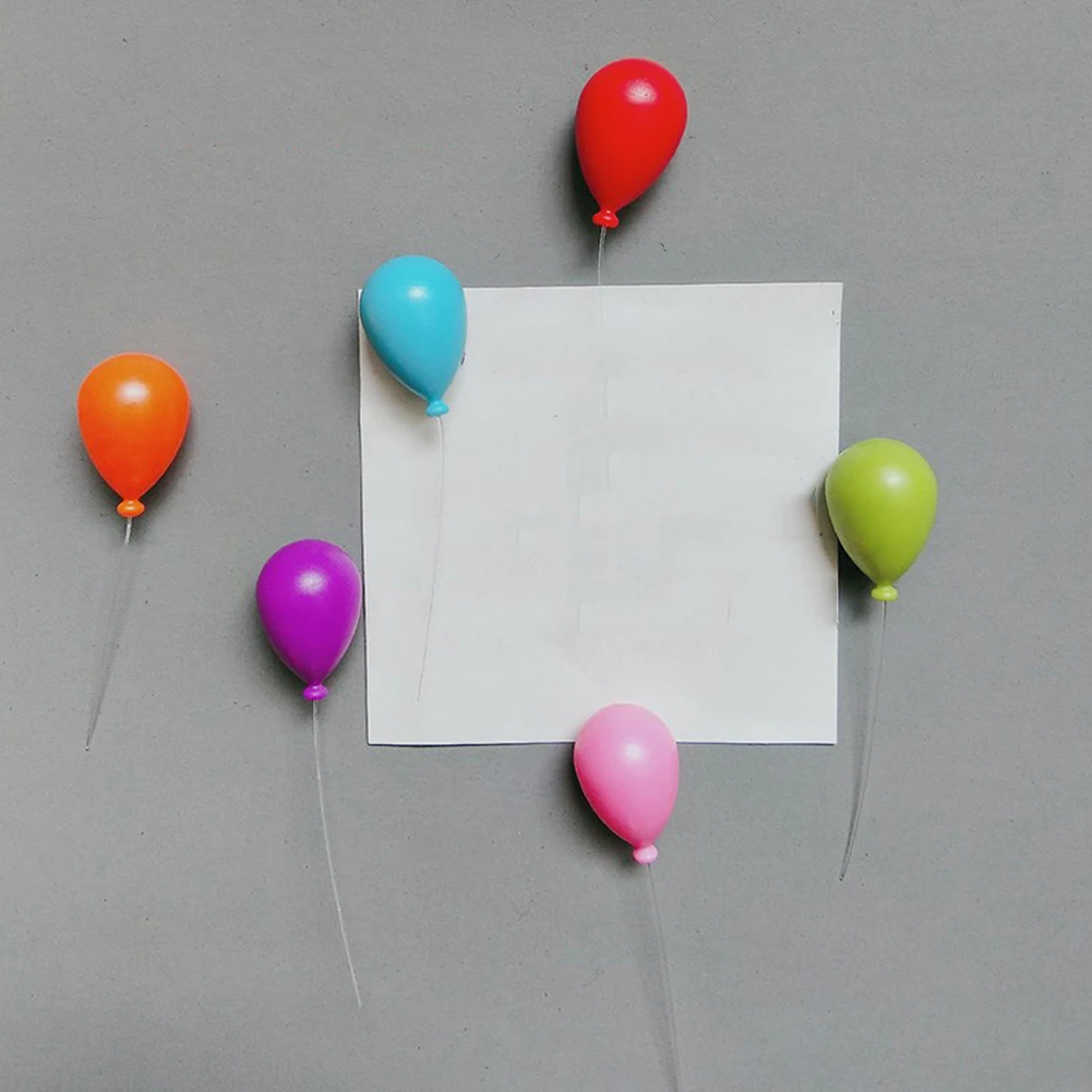 6pcs Portable Balloon Shape Cute Crafts Accessories Mini Note Decoration Fridge Magnet Home Whiteboard Message Holder ABS
6pcs Portable Balloon Shape Cute Crafts Accessories Mini Note Decoration Fridge Magnet Home Whiteboard Message Holder ABS