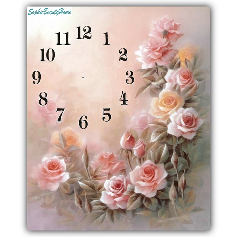 Diamond 5D Plant Painting Needle Diamond Cross Diamond Mosaic Embroidery Rose Clock Pendant Resin Decoration House
Diamond 5D Plant Painting Needle Diamond Cross Diamond Mosaic Embroidery Rose Clock Pendant Resin Decoration House