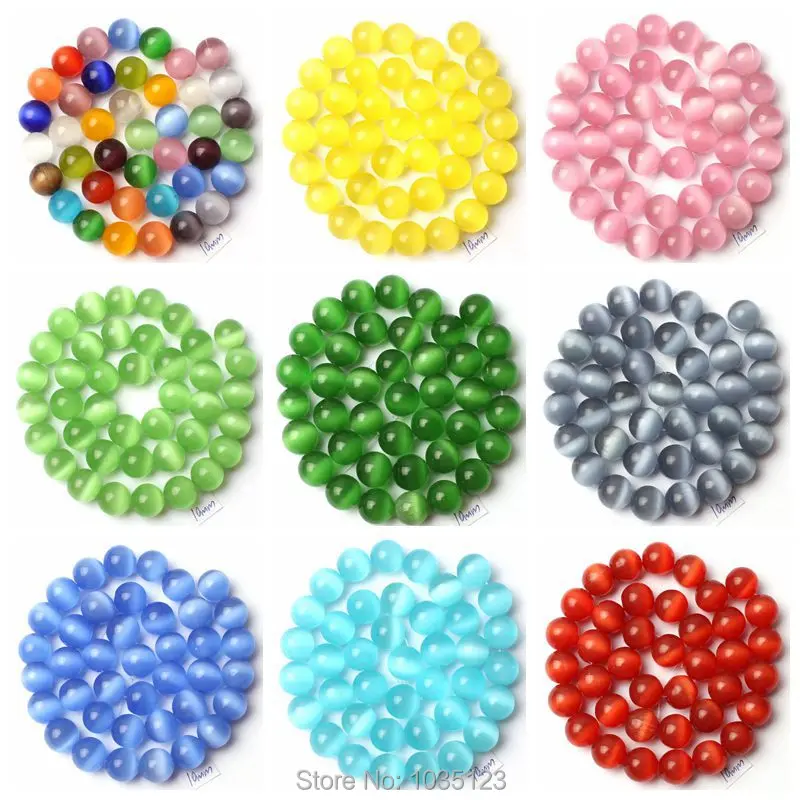 10mm 18 Color Cat Eye Stone Round Shape Loose Beads Strand 15" DIY Creative Jewellery Making wj256
10mm 18 Color Cat Eye Stone Round Shape Loose Beads Strand 15" DIY Creative Jewellery Making wj256