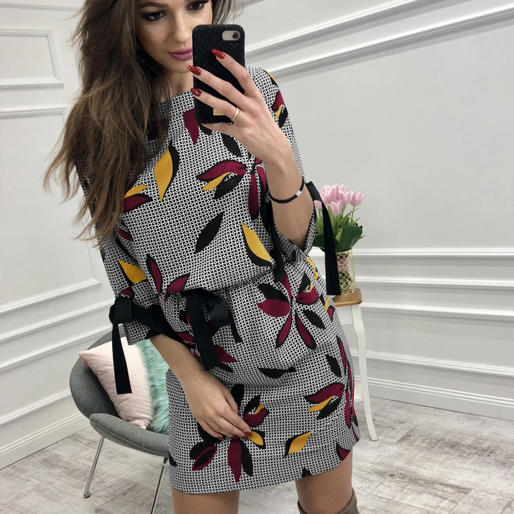 AvoDovA Women Print Dress 2019 Spring Summer Fashion Sexy O Neck Long Sleeve Sashes Mini Dresses
AvoDovA Women Print Dress 2019 Spring Summer Fashion Sexy O Neck Long Sleeve Sashes Mini Dresses