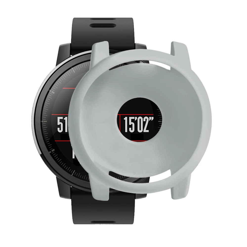 Cover Case Silicone Shock-proof Scratch-Resistance Protective Watch Case for Xiao Mi Huami 2 Amazfit Stratos Band
Cover Case Silicone Shock-proof Scratch-Resistance Protective Watch Case for Xiao Mi Huami 2 Amazfit Stratos Band