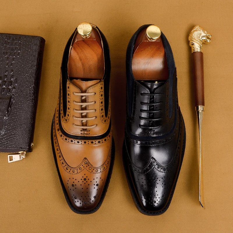 Mens formal shoes genuine leather oxford shoes for men black 2019 dress shoes wedding shoes laces leather brogues
Mens formal shoes genuine leather oxford shoes for men black 2019 dress shoes wedding shoes laces leather brogues