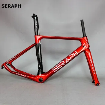 Seraph bikes carbon road disc frame 2019 new flat mount di2 compatiable TT-X10 , Disc brake carbon frame
Seraph bikes carbon road disc frame 2019 new flat mount di2 compatiable TT-X10 , Disc brake carbon frame