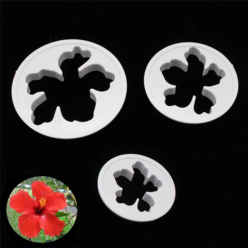 3pcs/lot Hawaii Flower Shape Plastic Cookie Cutters Pastry Fondant Biscuit Mold Cake Decorating Tools DIY Baking Tools
3pcs/lot Hawaii Flower Shape Plastic Cookie Cutters Pastry Fondant Biscuit Mold Cake Decorating Tools DIY Baking Tools