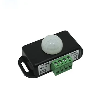 5050 3528 led Single color lamp strip controller 12-24v 8A Human body induction switch controller
5050 3528 led Single color lamp strip controller 12-24v 8A Human body induction switch controller