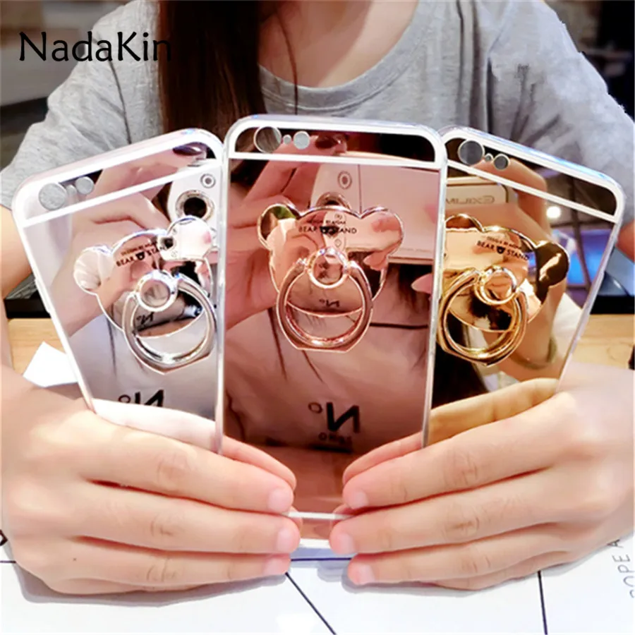 Soft TPU Plating Mirror Case with 360 Degree Rotation Finger Ring Stand Holder for Apple iPhone 5 5S SE 5G 6 6S 6G 7 8 8G Plus X
Soft TPU Plating Mirror Case with 360 Degree Rotation Finger Ring Stand Holder for Apple iPhone 5 5S SE 5G 6 6S 6G 7 8 8G Plus X