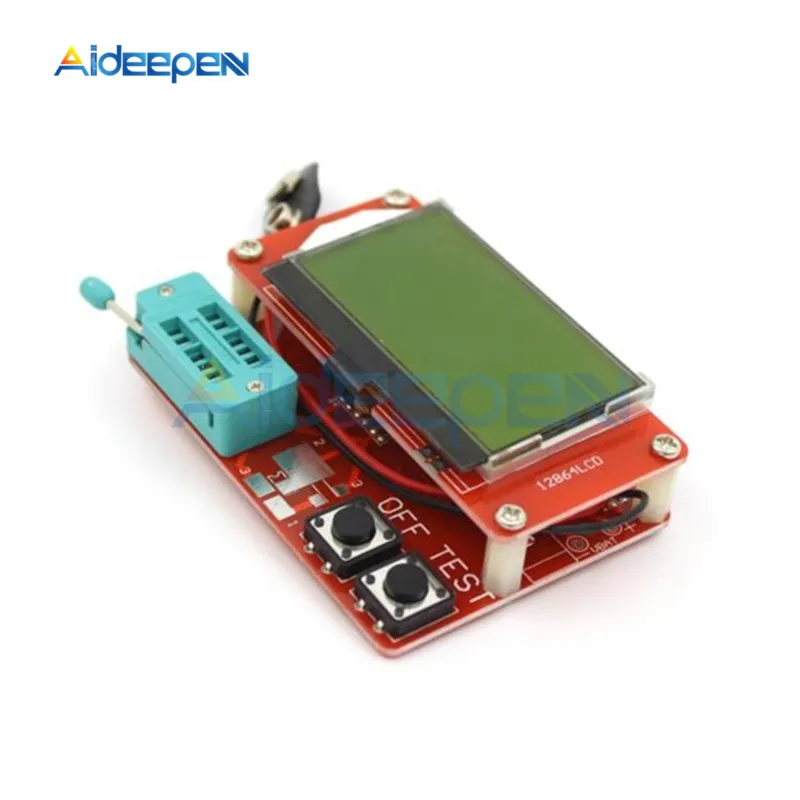 LCR-T5 ATmega328 LCD Digital Transistor Diode Tester Capacitance Resistance ESR Meter MOS PNP NPN
LCR-T5 ATmega328 LCD Digital Transistor Diode Tester Capacitance Resistance ESR Meter MOS PNP NPN