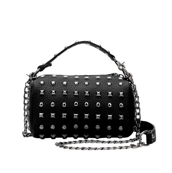 4 colors New quality pu leather women bag rivet Boston small bag mini spring models Mobile Messenger bag handbag pillow package
4 colors New quality pu leather women bag rivet Boston small bag mini spring models Mobile Messenger bag handbag pillow package