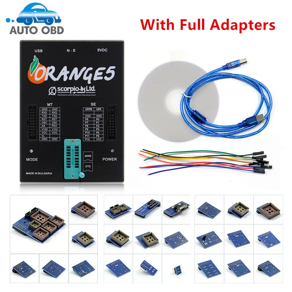 2019 New Arrival OEM Orange5 Programmer Orange 5 Programmer with Full Adapter and Software free shipping 
2019 New Arrival OEM Orange5 Programmer Orange 5 Programmer with Full Adapter and Software free shipping