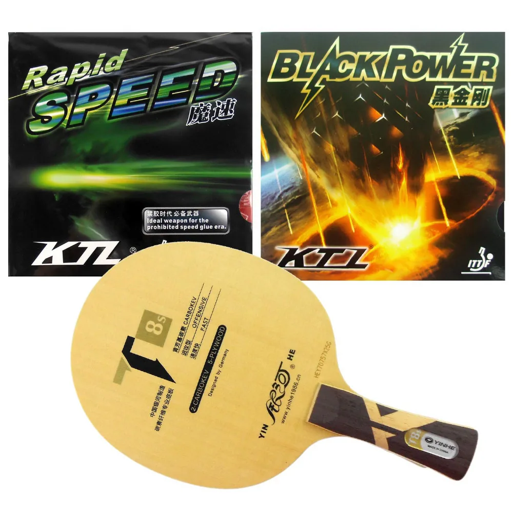 Galaxy T8s Table Tennis Blade With KTL Rapid Speed and BlackPower Rubber With Sponge for a Ping Pong Racket FL
Galaxy T8s Table Tennis Blade With KTL Rapid Speed and BlackPower Rubber With Sponge for a Ping Pong Racket FL
