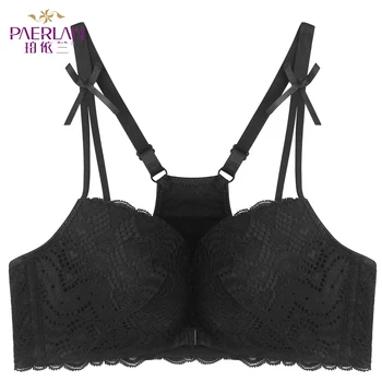 PAERLAN Sexy Back Vest Type Seamless Underwear Wire Free Front Closure Push Up Women Bra 5/8 Cup Bow Floral Lace Small Chest
PAERLAN Sexy Back Vest Type Seamless Underwear Wire Free Front Closure Push Up Women Bra 5/8 Cup Bow Floral Lace Small Chest