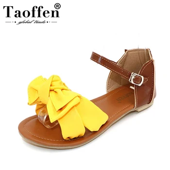 TAOFFEN women sandals bohemia bowknot ankle wrap flat sandals brand fashion ladies footwear shoes large size 31-45 P23538
TAOFFEN women sandals bohemia bowknot ankle wrap flat sandals brand fashion ladies footwear shoes large size 31-45 P23538