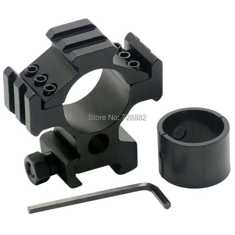 Tactical High Rise Tri-Rail RIS Picatinny Weaver 1" 25/30mm Flashlight Scope Ring Mount for Rifle Picatinny 20mm Rails
Tactical High Rise Tri-Rail RIS Picatinny Weaver 1" 25/30mm Flashlight Scope Ring Mount for Rifle Picatinny 20mm Rails
