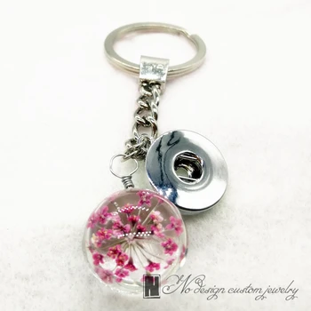 12 mm Interchangeable Snap Button Metal Keychain Pendant Real Dried Flower Glass Crystal Ball Key Chain Key Ring Jewelry Gifts
12 mm Interchangeable Snap Button Metal Keychain Pendant Real Dried Flower Glass Crystal Ball Key Chain Key Ring Jewelry Gifts