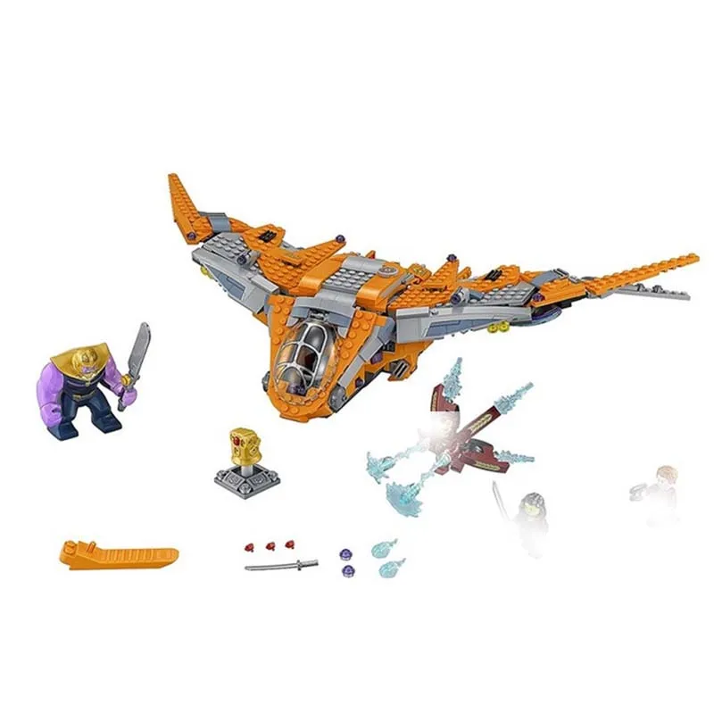 775pcs Legoings Marvel Avengers Super Heroes Infinity War Thanos Ultimate Battle Model Building Blocks Toys For Kids DBP321
775pcs Legoings Marvel Avengers Super Heroes Infinity War Thanos Ultimate Battle Model Building Blocks Toys For Kids DBP321