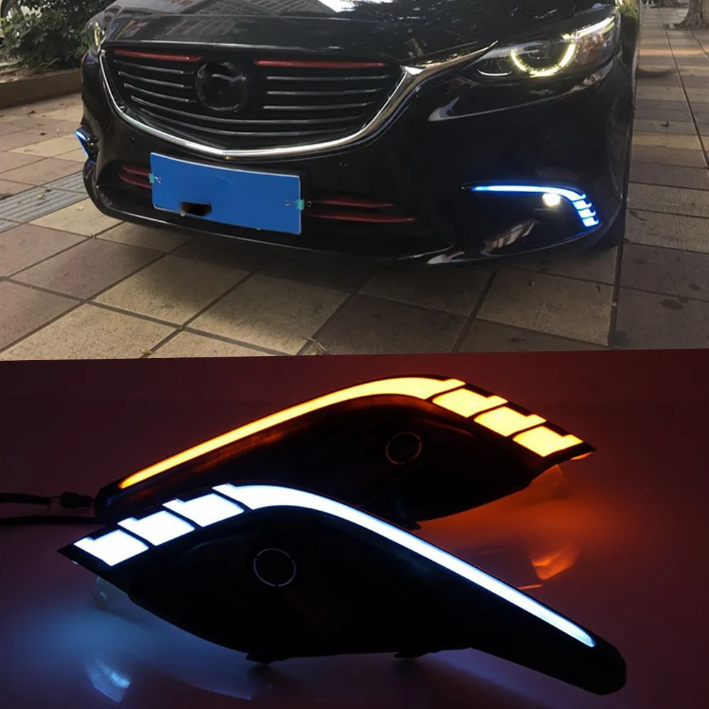 car flashing 2pcs For Mazda 6 Mazda6 Atenza 2016 2017 DRL Daytime Running Light fog lamp Relay LED 12V Daylight car-styling
car flashing 2pcs For Mazda 6 Mazda6 Atenza 2016 2017 DRL Daytime Running Light fog lamp Relay LED 12V Daylight car-styling