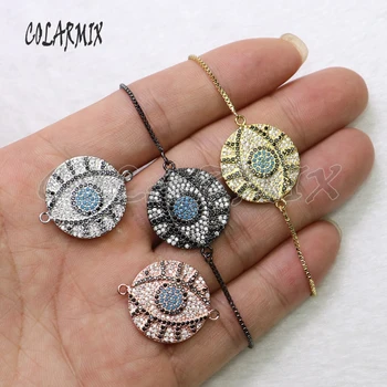 10 pcs Eye bracelets rainbow stone crystal jewelry Devil eye bracelet zircon charm beads jewelry accessories bracelets 5542
10 pcs Eye bracelets rainbow stone crystal jewelry Devil eye bracelet zircon charm beads jewelry accessories bracelets 5542