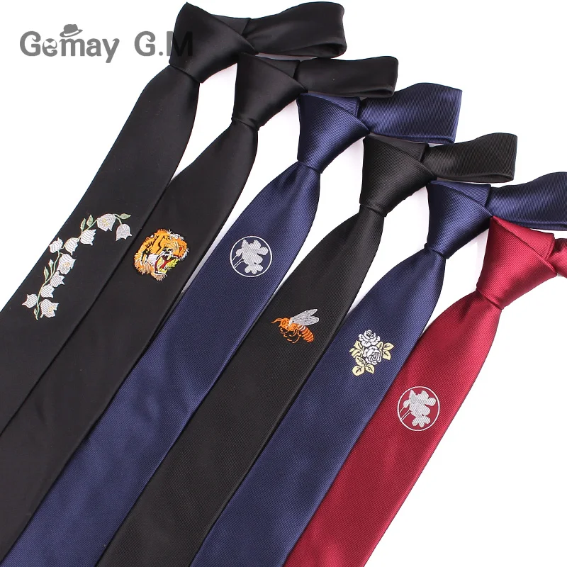 New Embroidery Solid Neck Ties for Men Fashion Casual Tie Gravatas Business Skinny Mens Neckties Corbatas Men Ties For Wedding
New Embroidery Solid Neck Ties for Men Fashion Casual Tie Gravatas Business Skinny Mens Neckties Corbatas Men Ties For Wedding