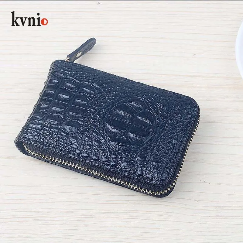 KVNIO Thin Crocodile pattern Card Holder Wallet Fashion Mini Short 11 Card Slot Unisex Wallet Multi-card Package For Men+Women
KVNIO Thin Crocodile pattern Card Holder Wallet Fashion Mini Short 11 Card Slot Unisex Wallet Multi-card Package For Men+Women