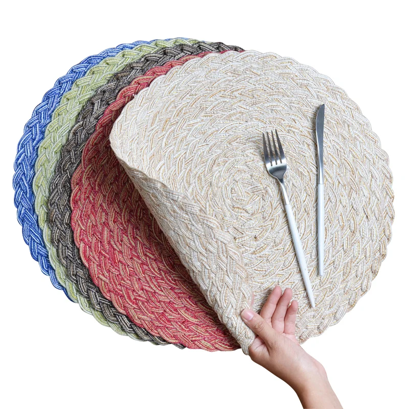 2/4/6PCS Non-Slip Place Mat Napkins On The Table Individuale Table Mat For Dining Linen Table Decor Cloth Disc Pads Bowl Coaste
2/4/6PCS Non-Slip Place Mat Napkins On The Table Individuale Table Mat For Dining Linen Table Decor Cloth Disc Pads Bowl Coaste