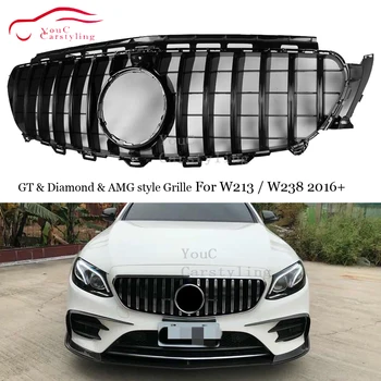 GTR E63 style Front Bumper Grills Diamond AMG Grille for Mercedes E Class W213 C238 Coupe Sedan 2016 + E200 E250 E300 E350
GTR E63 style Front Bumper Grills Diamond AMG Grille for Mercedes E Class W213 C238 Coupe Sedan 2016 + E200 E250 E300 E350
