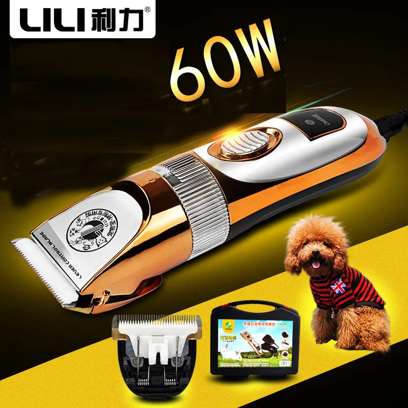 

LILI ZP-293 Professional Electric Pet Cat Dog Hair Trimmer 60W 110~240V Voltage Dog Haircut Machine Animals Grooming Clippers