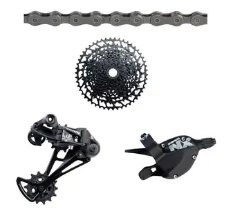 2018 NEW SRAM NX EAGLE 1x12S 11-50T 12 Speed Groupset Kit Trigger Shifter Rear Derailleur Cassette Chain
2018 NEW SRAM NX EAGLE 1x12S 11-50T 12 Speed Groupset Kit Trigger Shifter Rear Derailleur Cassette Chain