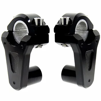 Pivoting Risers 2 Inch Rise For 7/8" or 1 1/8" Handlebar Universal Motorcycle ATV BMW Honda
Pivoting Risers 2 Inch Rise For 7/8" or 1 1/8" Handlebar Universal Motorcycle ATV BMW Honda