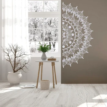 Half Mandala Wall Decal Headboard - Removable Wall Decals Bedroom Stickers, Mandala Wall Art Meditation Room Bohemian Gypsy MT34
Half Mandala Wall Decal Headboard - Removable Wall Decals Bedroom Stickers, Mandala Wall Art Meditation Room Bohemian Gypsy MT34