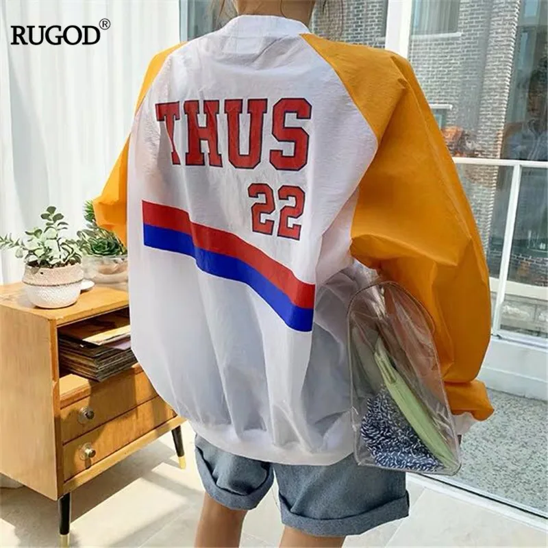 RUGOD Fashion Korean Style Pullover Shirt Women Letter Print Long Sleeve Loose Sun-resistant Blusa Casual Blouse With Pocket
RUGOD Fashion Korean Style Pullover Shirt Women Letter Print Long Sleeve Loose Sun-resistant Blusa Casual Blouse With Pocket