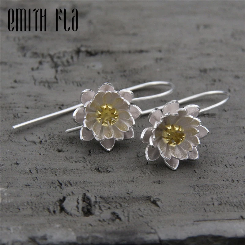 Fashion Lotus Long Earrings Flower 925 Sterling Silver Dangle Earrings For Women Drop Earrings Wedding Jewelry Gift for Friends
Fashion Lotus Long Earrings Flower 925 Sterling Silver Dangle Earrings For Women Drop Earrings Wedding Jewelry Gift for Friends