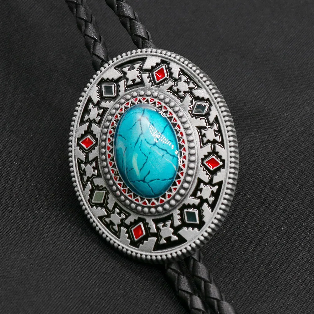 Original Western Cowboy Middle Big Turquoise Southwest Totem Bolo Tie Clip Leather Rope Mens Fashion Jewelry
Original Western Cowboy Middle Big Turquoise Southwest Totem Bolo Tie Clip Leather Rope Mens Fashion Jewelry