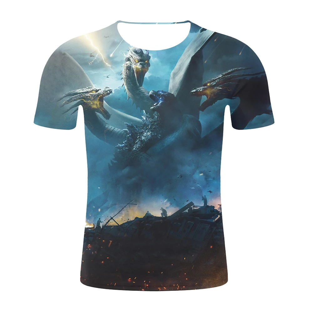 summer Fashion t-shirt Godzilla King of the Monsters movie patterns 3d Print Unisex T-shirt Harajuku Casual tees drop shipping
summer Fashion t-shirt Godzilla King of the Monsters movie patterns 3d Print Unisex T-shirt Harajuku Casual tees drop shipping
