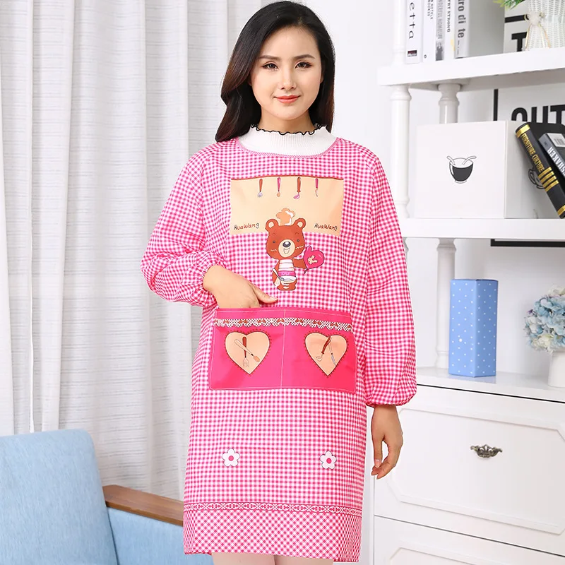 Adult kitchen gown kitchen long sleeve cartoon apron adult anti-wear waterproof and oil-proof apron
Adult kitchen gown kitchen long sleeve cartoon apron adult anti-wear waterproof and oil-proof apron