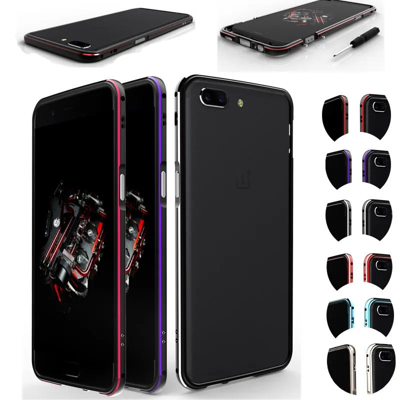 Чехол Oneplus 5 One Plus Роскошный металлический чехол-бампер с рамкой для OnePlus5