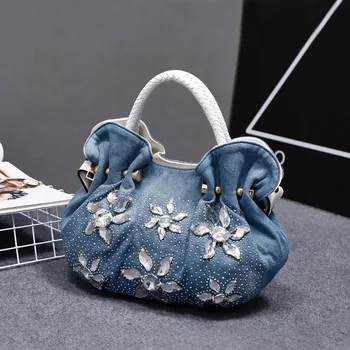 iPinee 2018 Woman Denim Handbags Bags Vintage Luxury Rhinestone Shoulder Bags Women's Small Bags Jean Bolsas Femininas For Women
iPinee 2018 Woman Denim Handbags Bags Vintage Luxury Rhinestone Shoulder Bags Women's Small Bags Jean Bolsas Femininas For Women