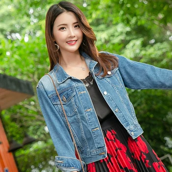 DOIB Spring Autumn Winter New 2018 Women Jean Denim Coat Long Sleeves Embroidery Jeans Coat Outwear Wide Jacket
DOIB Spring Autumn Winter New 2018 Women Jean Denim Coat Long Sleeves Embroidery Jeans Coat Outwear Wide Jacket