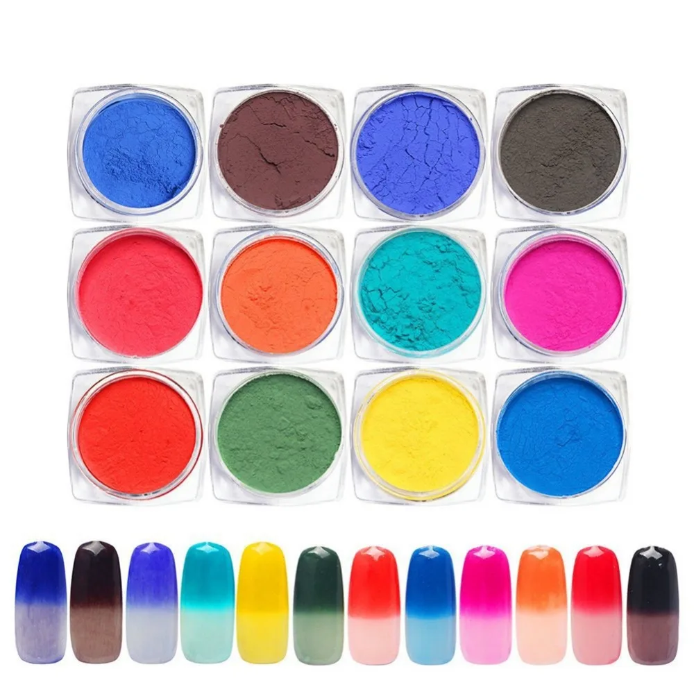 12colors Colorchange Pigment Powder Gradient Nail Neon Powder Gradient Pigments Dust
12colors Colorchange Pigment Powder Gradient Nail Neon Powder Gradient Pigments Dust