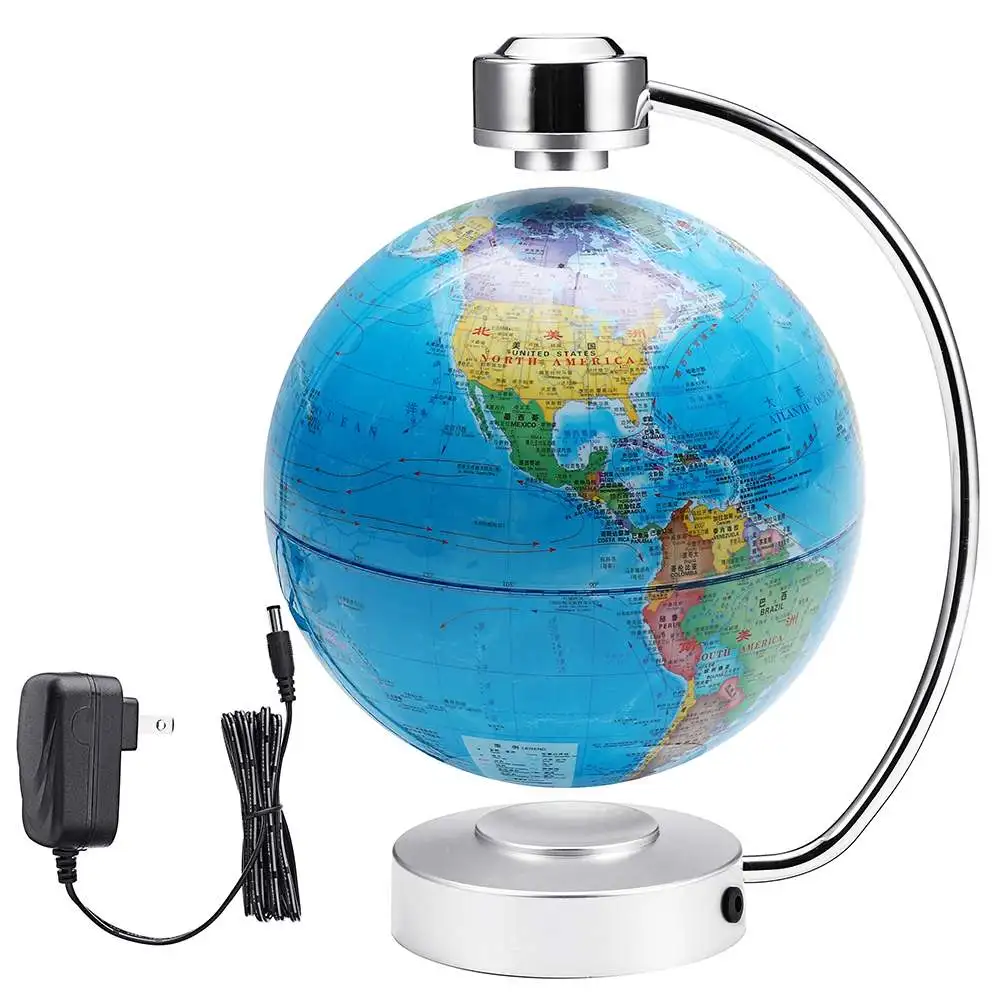 8 Inches Suspending Magnetic Levitation Floating Globe World Map Tellurion Horoscope Light Desk Lamp Home Decor Toy Ornament
8 Inches Suspending Magnetic Levitation Floating Globe World Map Tellurion Horoscope Light Desk Lamp Home Decor Toy Ornament