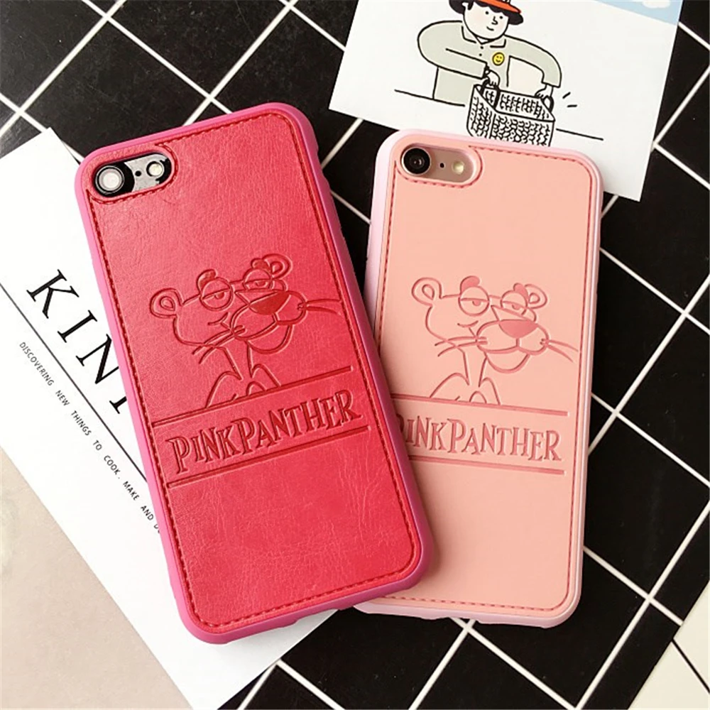 For iPhone 7 7Plus Case Fashion Silicon Pink Panther Soft PU Leather TPU Cover For iPhone 8 8Plus Case Back Cover Capa
For iPhone 7 7Plus Case Fashion Silicon Pink Panther Soft PU Leather TPU Cover For iPhone 8 8Plus Case Back Cover Capa