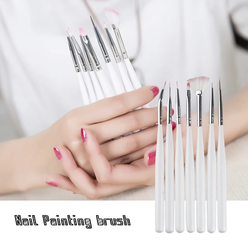 7Pcs/lot Nail Painting Brushes UV Gel Acrylic Nail Art Builder Manicure Brush Dotting Pen For Nail Gel Polish
7Pcs/lot Nail Painting Brushes UV Gel Acrylic Nail Art Builder Manicure Brush Dotting Pen For Nail Gel Polish