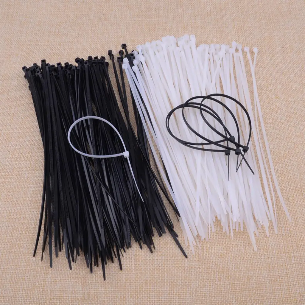 LETAOSK New 100pcs 3 x 200mm Durable Nylon Plastic Cable Ties Zip Fasten Wire Wrap Strap Fastener Hook Loop
LETAOSK New 100pcs 3 x 200mm Durable Nylon Plastic Cable Ties Zip Fasten Wire Wrap Strap Fastener Hook Loop