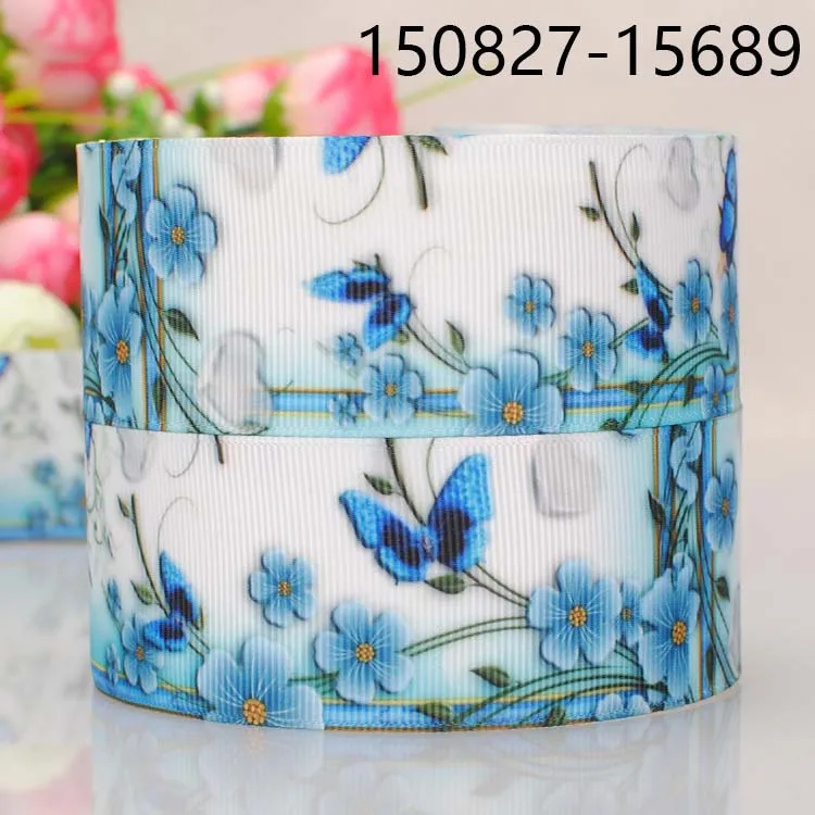 5 yard 1-1/2" (38mm)white pattern blue flowers ribbon cartoon grosgrain ribbon tape DIY handmade hairbow ribbon free shipping
5 yard 1-1/2" (38mm)white pattern blue flowers ribbon cartoon grosgrain ribbon tape DIY handmade hairbow ribbon free shipping