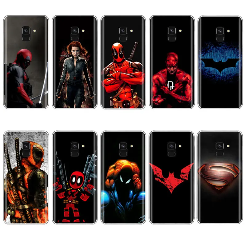 Marvel Deadpool Batman Black widow Phone Case For SamSung S6 S7 Edge S8 S9 Plus S5 A3 A5 A7 2017 Soft TPU Cover for A6 2018 Case
Marvel Deadpool Batman Black widow Phone Case For SamSung S6 S7 Edge S8 S9 Plus S5 A3 A5 A7 2017 Soft TPU Cover for A6 2018 Case