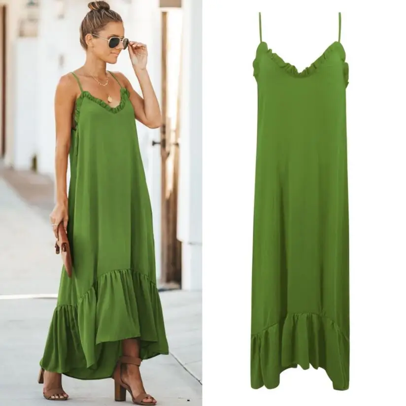 2019 Summer Befree Beach Long Vintage Linen Boho Casual Ruffles Elegant Maxi Ruffles Loose Strap Dress Vestidos Sexy Women Party
2019 Summer Befree Beach Long Vintage Linen Boho Casual Ruffles Elegant Maxi Ruffles Loose Strap Dress Vestidos Sexy Women Party