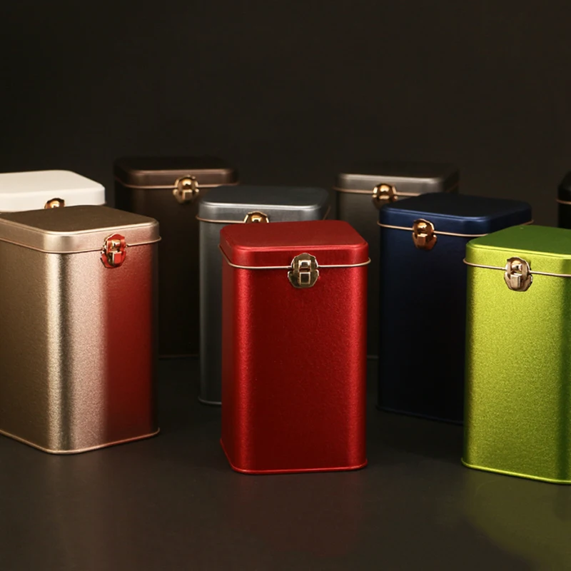 Tinplate Storage Bottles with Lock Metal Tea Can Storage Box Travel Sealed Portable Coffee Container Jewelry Candy Jar Organizer
Tinplate Storage Bottles with Lock Metal Tea Can Storage Box Travel Sealed Portable Coffee Container Jewelry Candy Jar Organizer