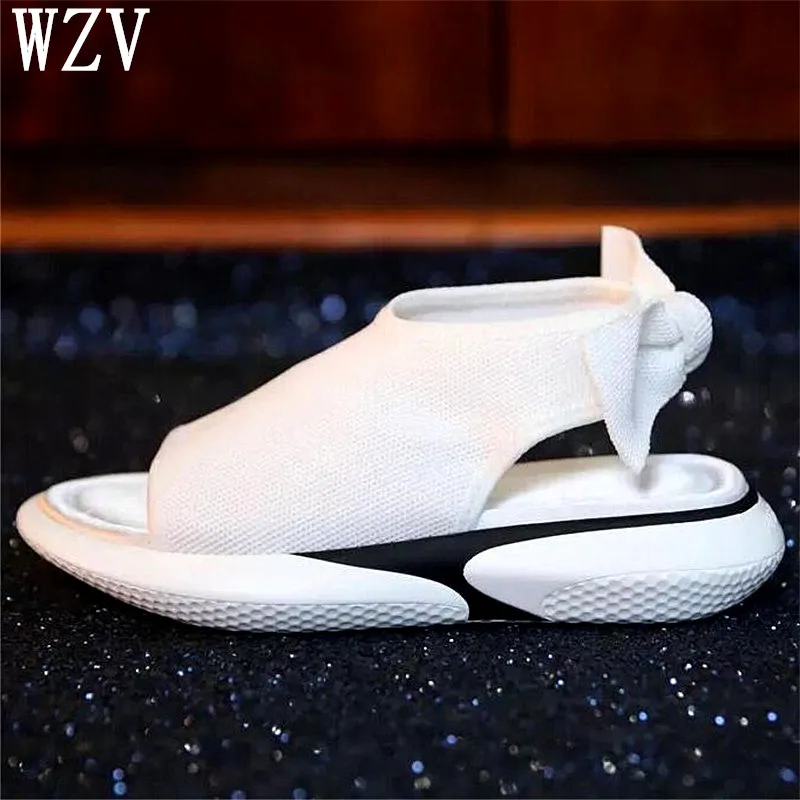 2019 Summer New Casual Shoes Fish Mouth Sandals Style Fashion Bow Personality Sandals Female Flat Woven Mixed with Sandals B122
2019 Summer New Casual Shoes Fish Mouth Sandals Style Fashion Bow Personality Sandals Female Flat Woven Mixed with Sandals B122