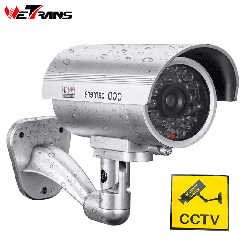 Wetrans Fake Dummy Camera CCTV Security Home Surveillance Outdoor Waterproof Camera Light Flashing Red LED Light Fake Simulation
Wetrans Fake Dummy Camera CCTV Security Home Surveillance Outdoor Waterproof Camera Light Flashing Red LED Light Fake Simulation
