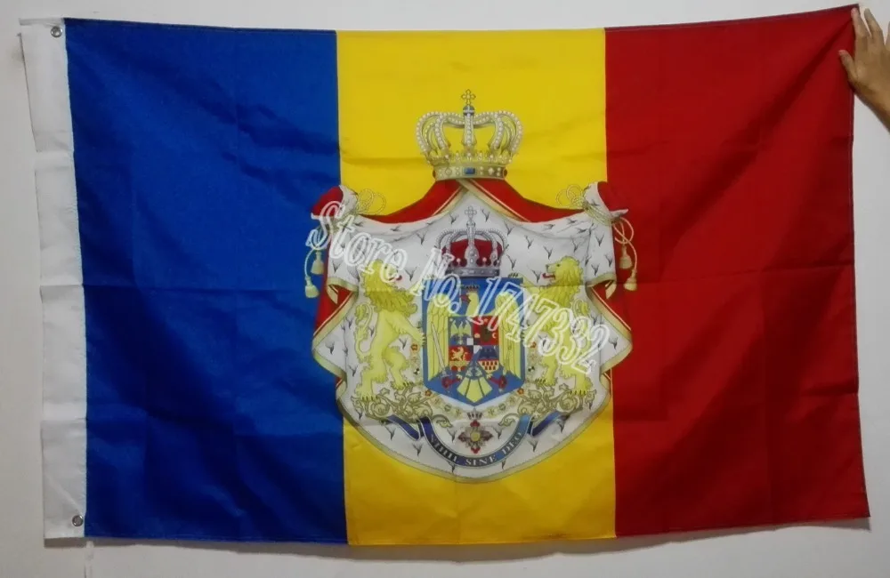 Kingdom of Romania Flag hot sell goods 3X5FT 150X90CM Banner brass metal holes KR01
Kingdom of Romania Flag hot sell goods 3X5FT 150X90CM Banner brass metal holes KR01